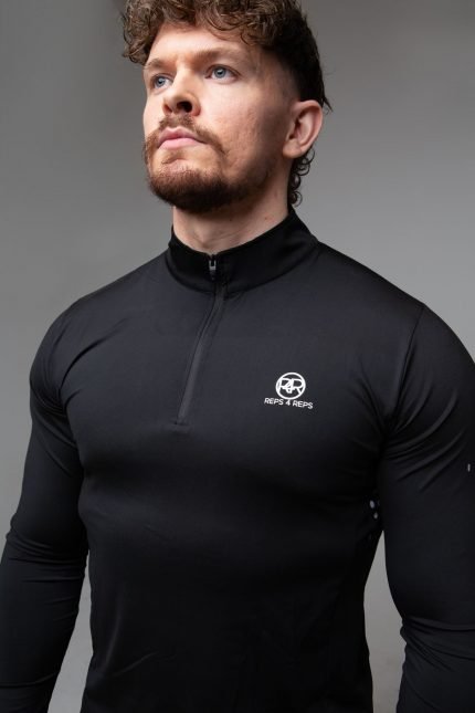 R4R PERFORMANCE LONG SLEEVE T-SHIRT - BLACK
