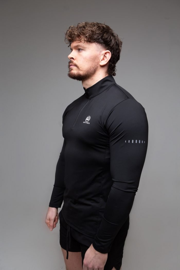 R4R PERFORMANCE LONG SLEEVE T-SHIRT - BLACK - Image 2