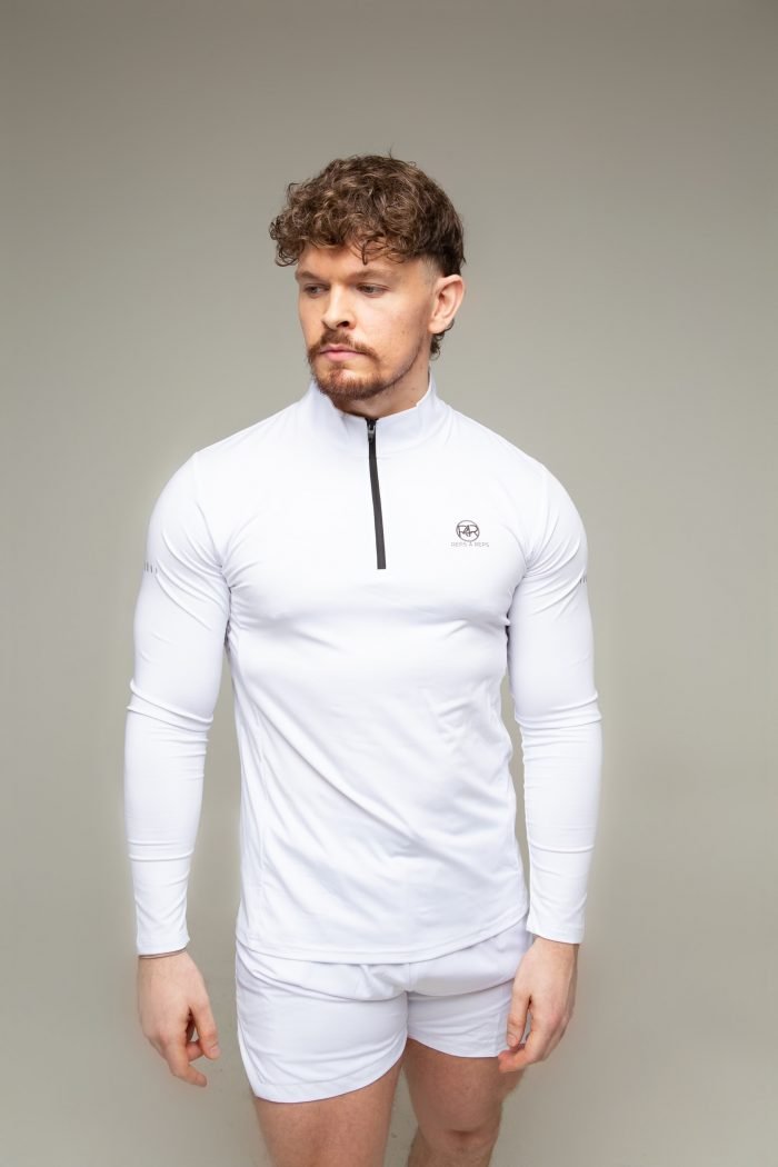 R4R PERFORMANCE LONG SLEEVE T-SHIRT - WHITE - Image 3