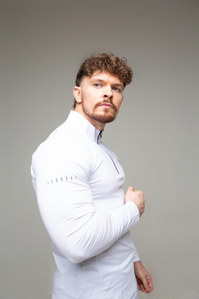 R4R PERFORMANCE LONG SLEEVE T-SHIRT - WHITE - Image 4