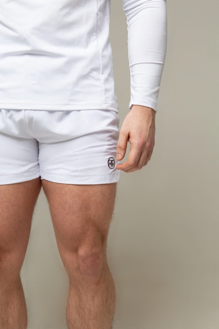 R4R Dri-fit Shorts White - Image 4