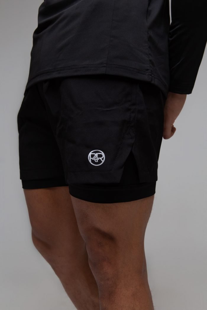 R4R Dri-fit Shorts Black - Image 5