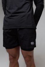 R4R Dri-fit Shorts Black - Image 3