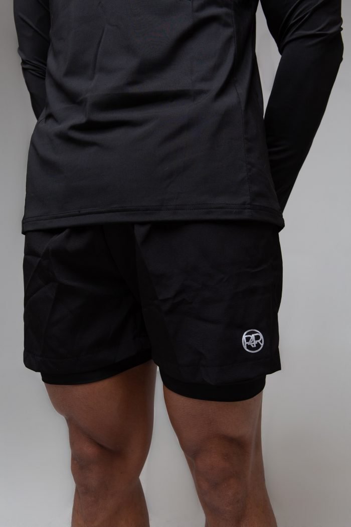 R4R Dri-fit Shorts Black - Image 3