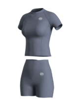 Women’s R4R Performance Set - Steel Blue - Image 2