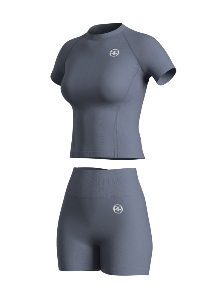 Women’s R4R Performance Set - Steel Blue - Image 2