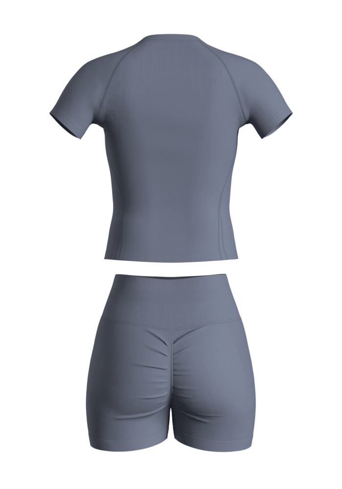 Women’s R4R Performance Set - Steel Blue - Image 3