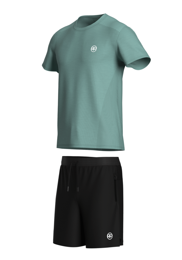 Men’s R4R Performance Set in Hunter Green/Black - Image 2
