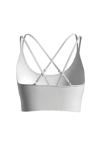 Criss Cross Bra Top - White - Image 4
