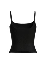 Women's Training Cami With Shelf - Black - Image 4