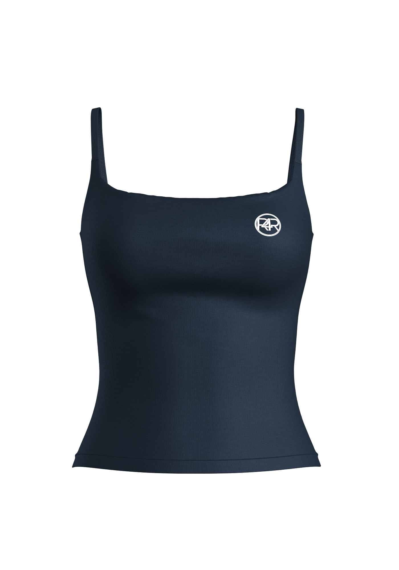 tanktop_Colorway 2_3 Women's Training Cami With Shelf - Charcoal Blue - Image 1