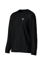Men’s CoreFlex Compression Long Sleeve - Jet Black - Image 4