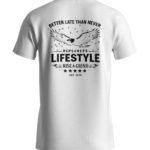 Better Late Than Never Oversized Lifestyle T-Shirt – White