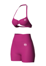 Women’s Essential Active Set - Berry Pink - Image 3