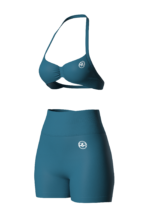 Women’s Essential Active Set - Peacock Green - Image 4