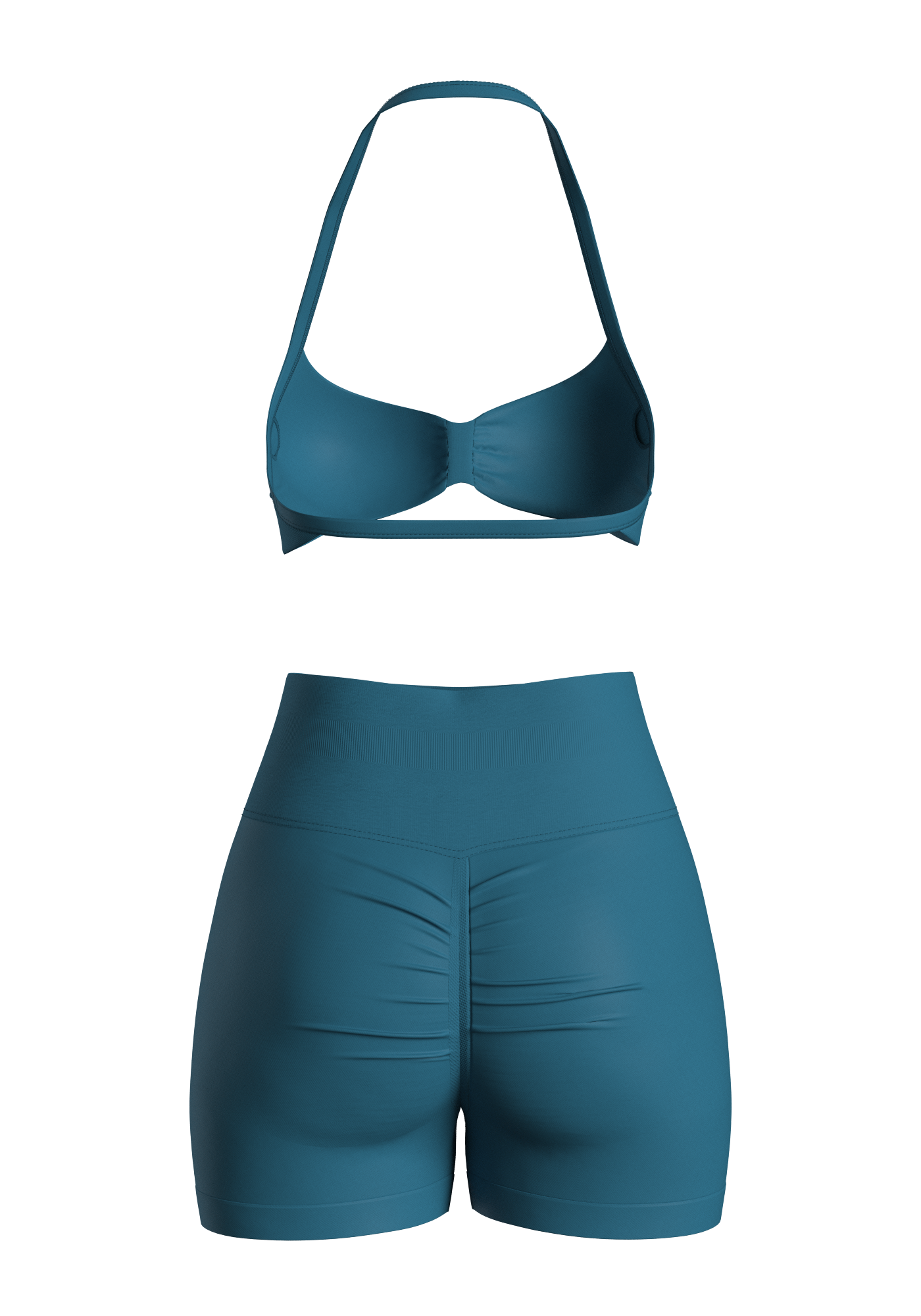 Women’s Essential Active Set - Peacock Green - Image 3